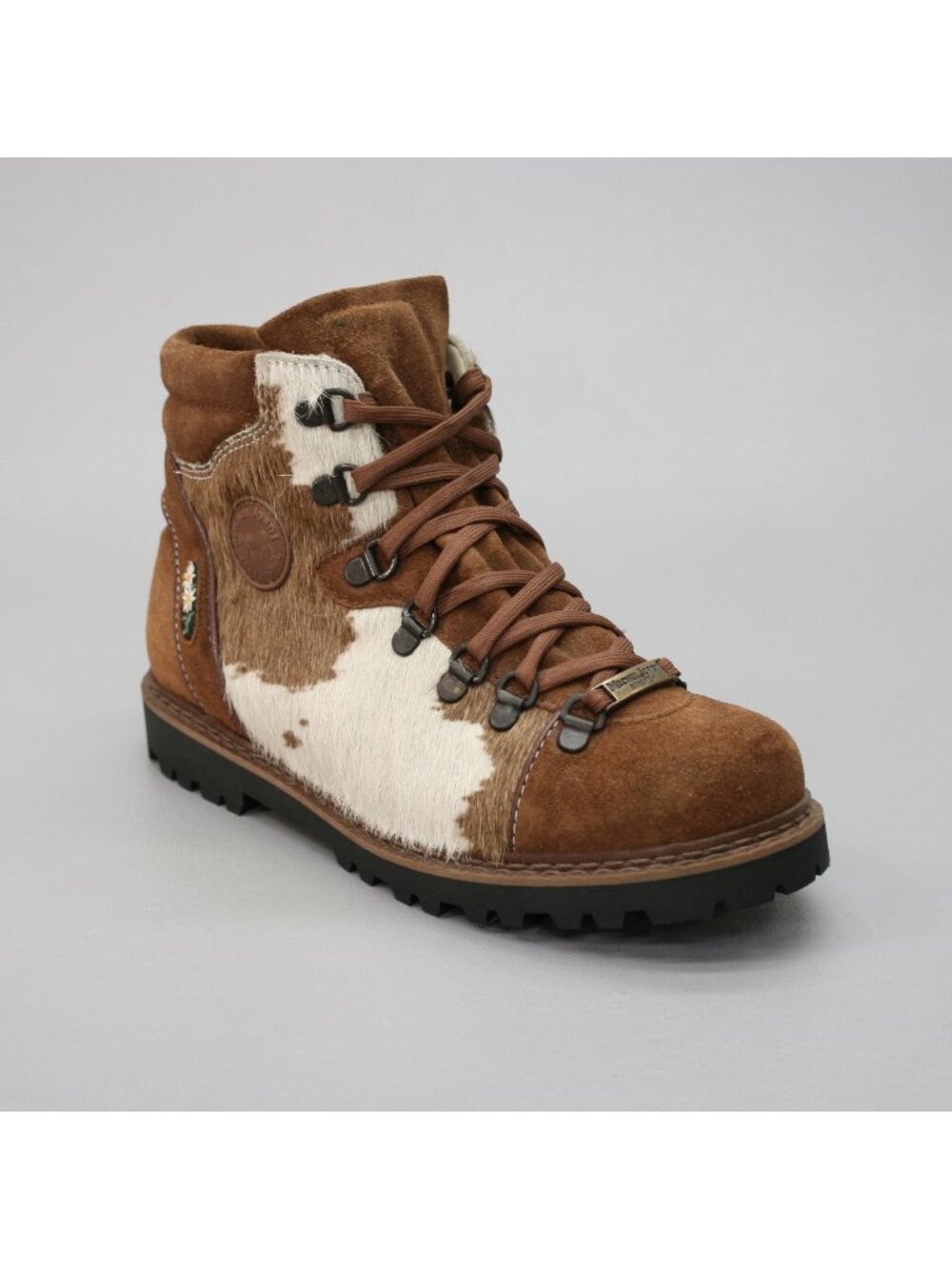 Michel Jordi 39 Ladies 8-8.5 Geneve Cowhide Hair Spirit Switzerland Ethno Boots